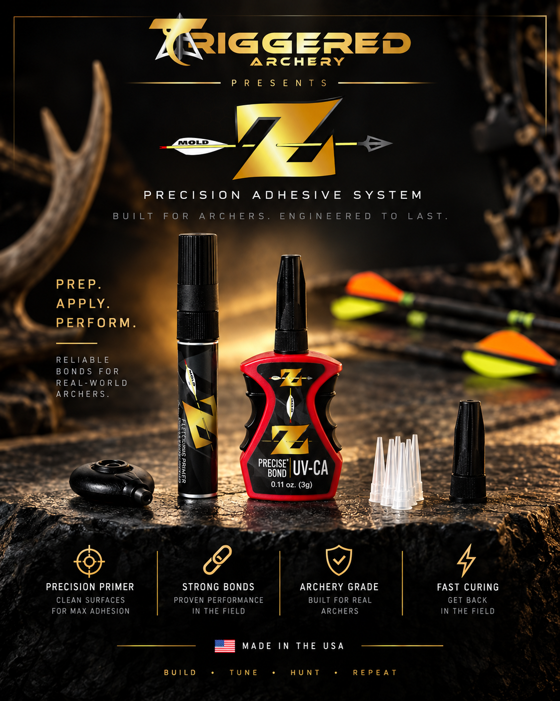 Mold-Z Fletching Adhesive System